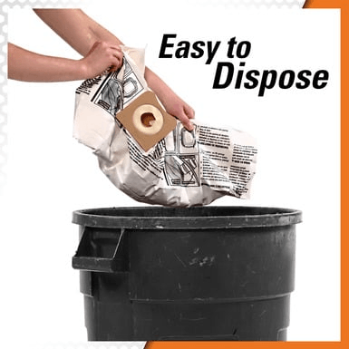 Ridgid VF3503 High-Efficiency Vacuum Dust Bag (Size B) | Ridgid by KHM Megatools Corp. Ridgid VF3503 High-Efficiency Vacuum Dust Bag (Size B) | Ridgid by KHM Megatools Corp.